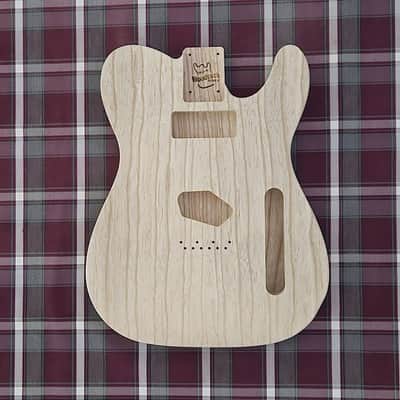 Woodtech Routing - Swamp Ash/Swamp Ash - Neck P-90 - Chambered Telecaster Body - Unfinished image 1