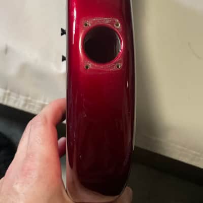 1980's Made in Japan Kramer F-1000 Candy Apple Red Single Pickup Guitar Body Floyd Ready image 11
