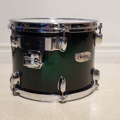Mapex M 12"x9"inch Tom Drum W/Mount - Lacquered Green Fade - Gorgeous Clean A+ image 4