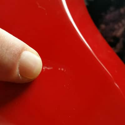 Gibson Sg Factory Fluke. Red, Horned, Serial # Ends In 666!!! image 6