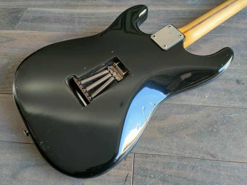 1980's Moon PGM Japan Custom Vintage Stratocaster (Black) | Reverb