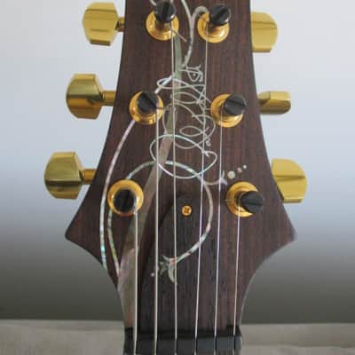 PRS Custom 24 Limited Edition Tree Of Life 2011 - Makena Blue image 2