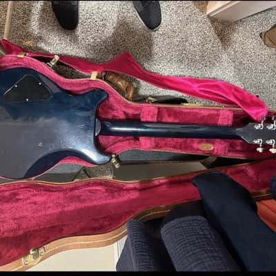 Gibson Les Paul 1998 - Transparent Blue with figured flame maple top image 8