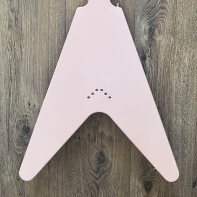 2023 Gibson Custom Shop 1958 Reissue Flying V Shell Pink Gibson Garage Exclusive image 2