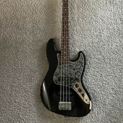 Fender Standard Jazz Bass Vintage 1995 Black Pearloid MIM 4-String Bass Guitar image 1