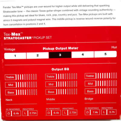 Fender® Tex-Mex™ Sstrat® pickups (3) 099-2131-000 image 3