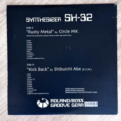 Official Roland SH-32 Promo 12" Vinyl // ULTRA RARE image 3