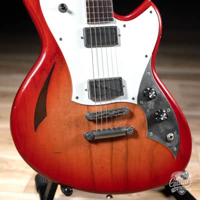 Novo Signature Miris HS Semi-Hollow Guitar w/ Lollar Novel T's – Fire Glow image 3