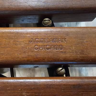 RARE Deagan Solid Honduran Rosewood Xylophone Circa 1920's image 7