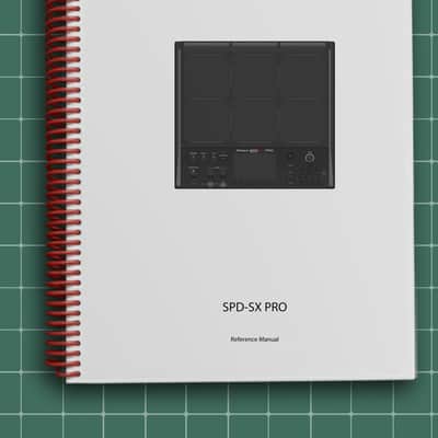 Roland SPD-SX Pro — 4 in 1 Owners Manual Guide Guide — 228 Pages — USA Made image 1