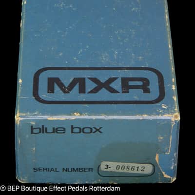 Vintage MXR Blue Box Block Logo 1977 s/n 3-008 612 as used by Jimmy Page, Rowland S Howard - Birthday Party image 12