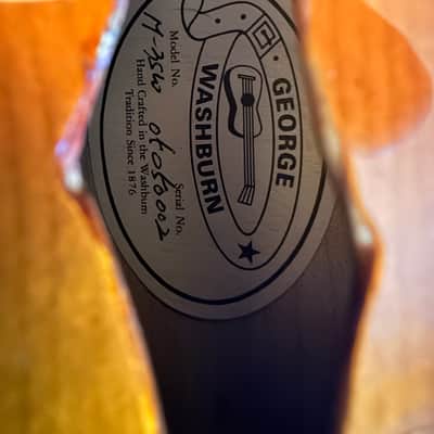 Washburn M3SWK Bluegrass F-Style Mandolin 2010s - Sunburst image 4