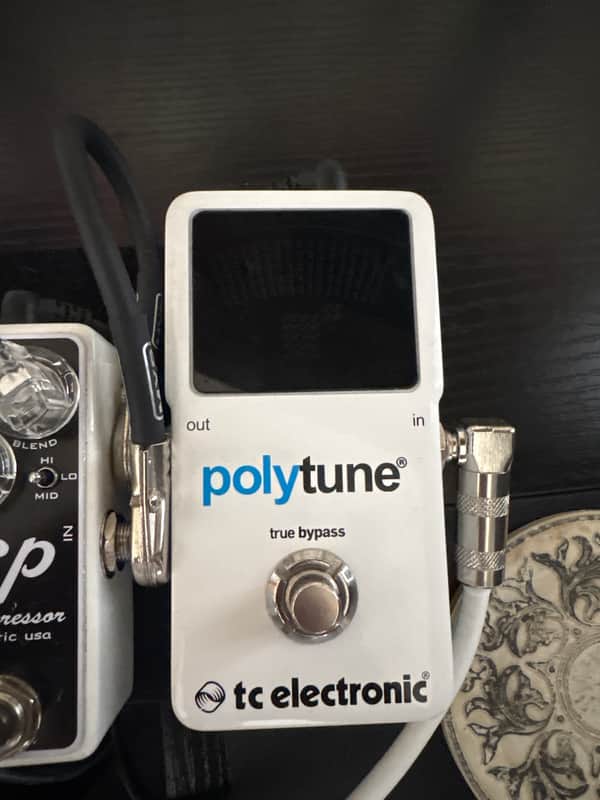 TC Electronic Polytune 3 Polyphonic Tuner Pedal 2017 - Present - White image 1