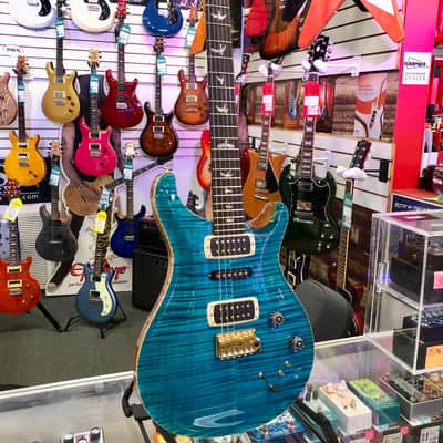 2025 PRS Modern Eagle V 10 Top Electric, Carrol Blue with Hardshell Case image 7