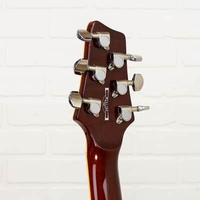 Preowned 2003 Ibanez SZ520QM Electric Guitar - Gold Amber Burst image 7