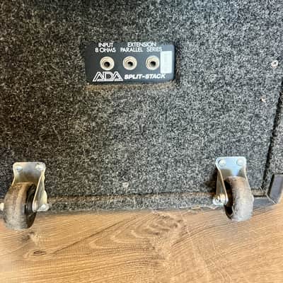 ADA Split-Stack 2X12 Guitar Speaker Cabinet Early 90’s - Dark Gray/Black image 7