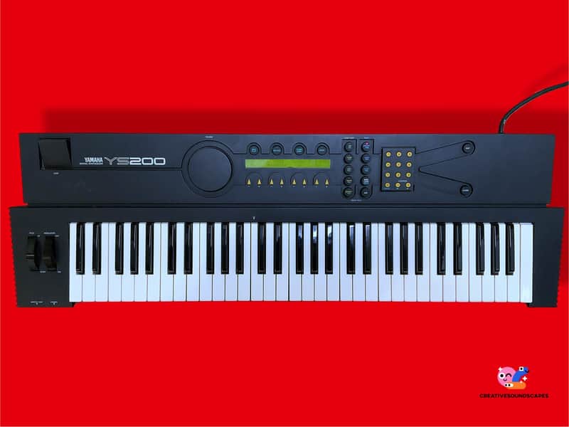 c.1988 YAMAHA EOS YS200 Multi-Timbral Polyphonic Synthesizer 4-OP FM Synth Workstation image 1