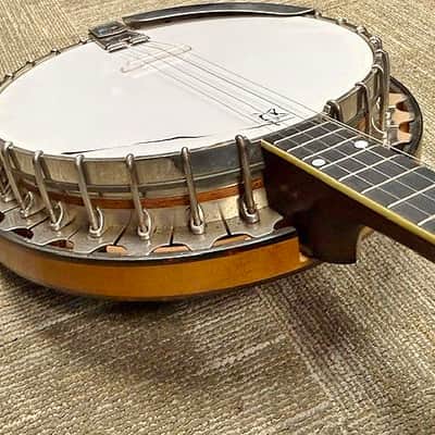 1924, Boston, MA. Made Vega Vegaphone Professional Tenor Banjo, S/N 74533, w/ OHSC, Very Good Condition image 6