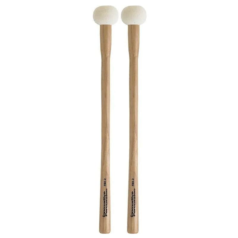 Innovative Percussion FBX-2 Field Series Hard Tapered Handle Marching Bass Drum Mallets (Pair) image 1