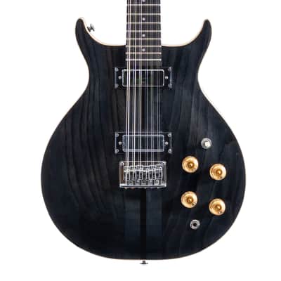 Washburn Hawk 12-String Electric Guitar - Trans Black - Open Box image 1