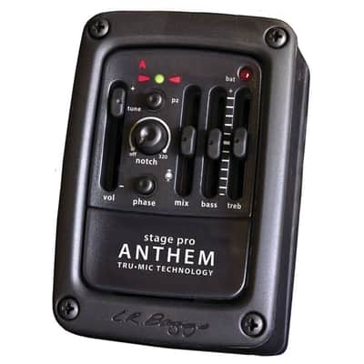 Mint LR Baggs StagePro Anthem Acoustic Guitar Microphone Pickup System w/ EQ Tuner image 2