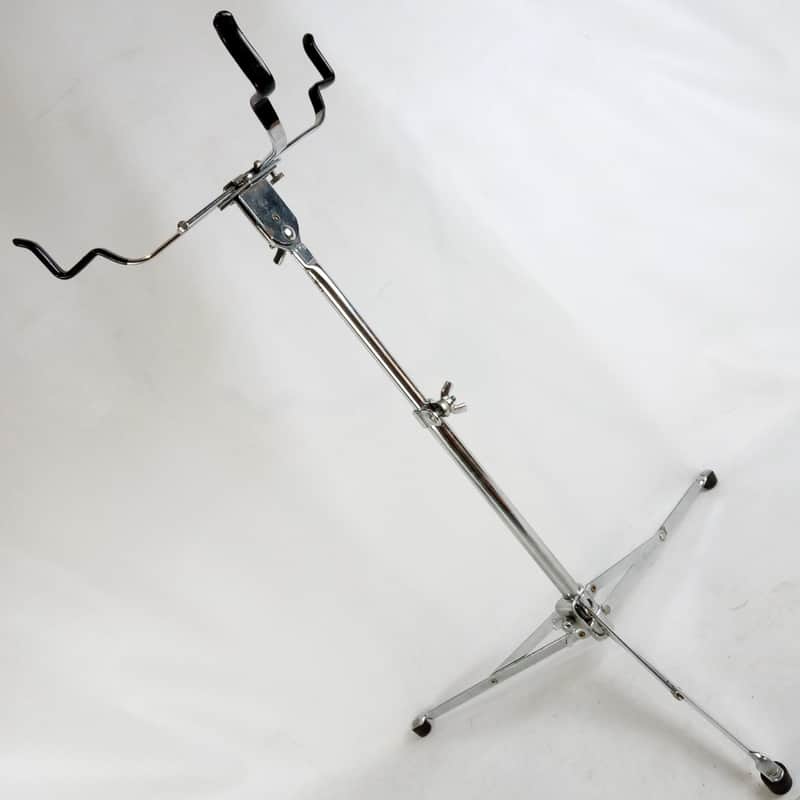 Gretsch #4983 Flat-BaseSnare Drum Stand W&A Flush Tripod Vintage 60s Chrome USA image 1