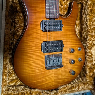 Ernie Ball Music Man Silhouette 20th Anniversary Model 2006 - Caramel Burst image 2