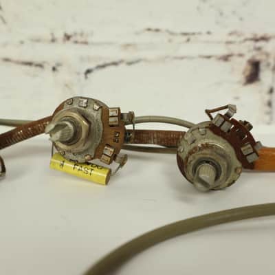 Original 1961 Harmony Rocket Wiring Harness & DeArmond S Style Gold Foil Pickups image 11