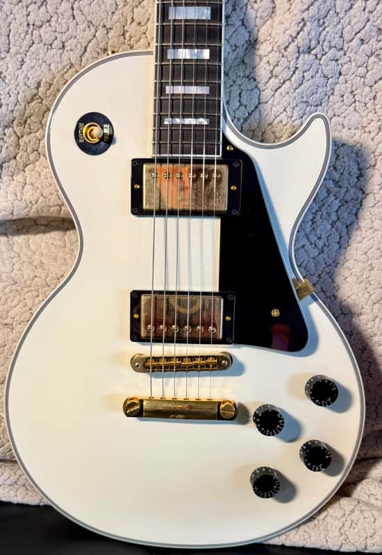 Gibson LES PAUL CUSTOM 2018 - ALPINE WHITE image 1