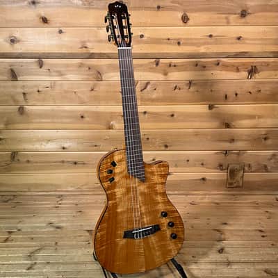 Cordoba Stage Nylon String Electric Guitar - Natural Amber image 2