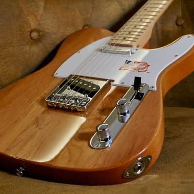 SX Guitars  STL/ALDER/NA American Alder  Tele Natural image 8