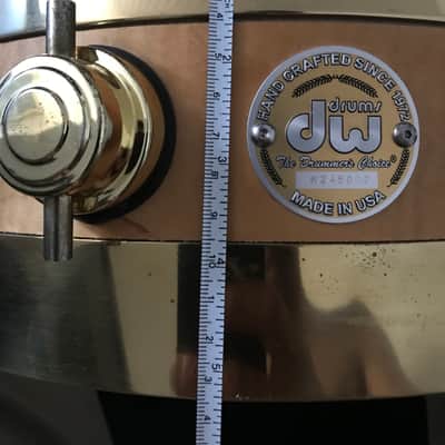 DW Snare drum Edge 13"x5,5" 1998 - Gold image 14