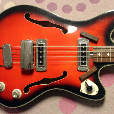 1968 Teisco EP200 B Bass Rare Spectrum 5 Inlays! image 1
