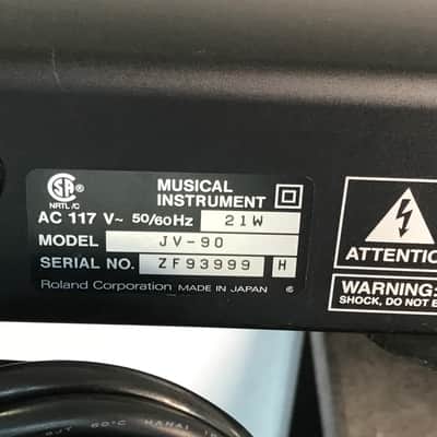 Roland JV-90 Expandable Synthesizer 76-Key Keyboard image 15