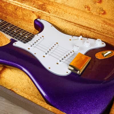 Fender Custom Shop 1960 Reissue Stratocaster NOS 2010 Purple Sparkle w/ OHSC, COA, Case Candy image 2