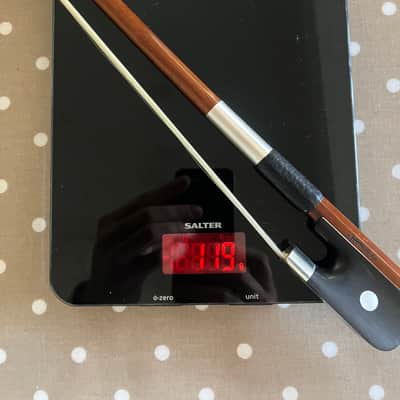Double Bass French Bow - Pernambuco - Otto Spengler - Amazing Balance image 5