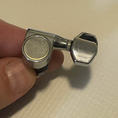 2000's Korean Era Ibanez RG & S Series Chrome Dual Pin Tuning Pegs Tuners 6 In LIne image 7