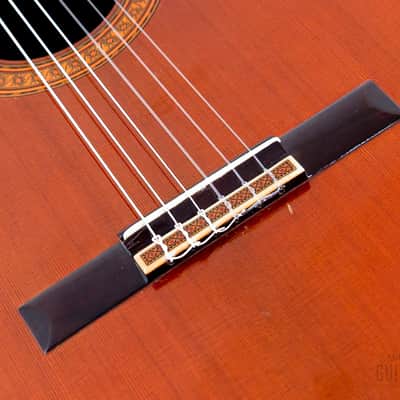 1973 Sakazo Nakade No. 1200Y Vintage Classical Guitar, Spruce + Brazilian Rosewood w/ Case image 9