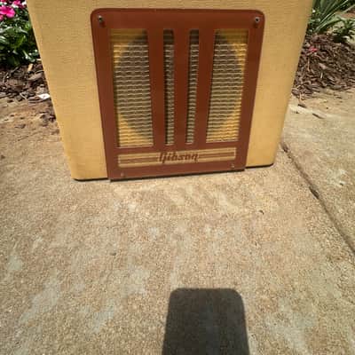 Gibson BR-9 10 Watt Combo 1950 - Ivory Leatherette image 1