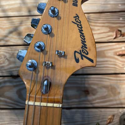 Vintage MIJ Fernandes Burny Custom Stratocaster 1976 - Natural image 3
