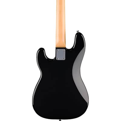 Fender Standard Precision Electric Bass. Laurel Fingerboard, White Pickguard, Black image 2