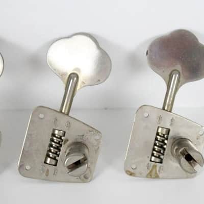 1977 Vintage Fender Precision/Jazz/Telecaster Bass Lefty TUNERS Left-Handed USA 1960s-1970s Nickel image 7
