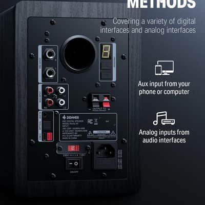 Active Bookshelf Studio Monitors Audio Speakers AptX-HD Bluetooth Stereo + EQ Editor image 2