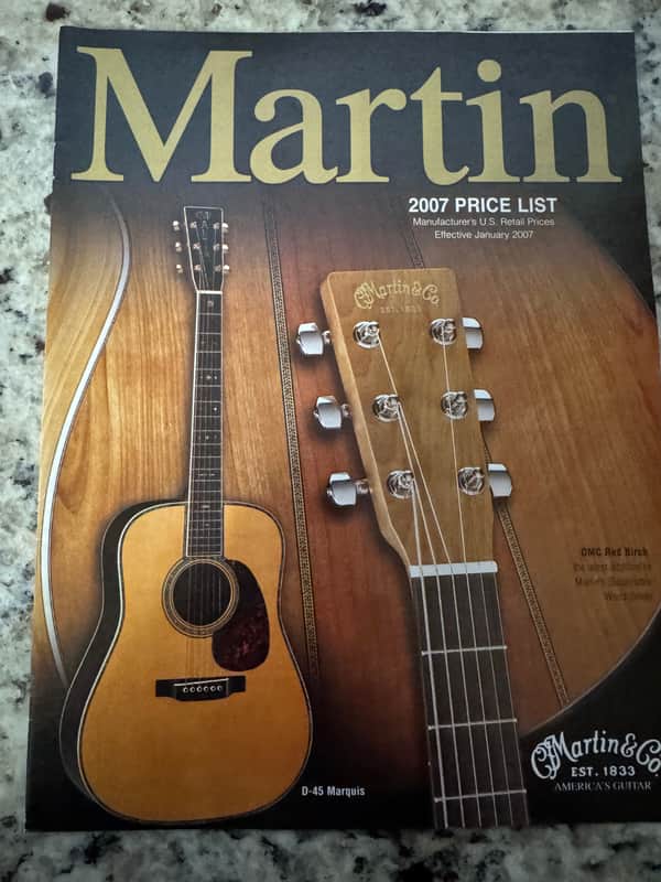 Martin Price List