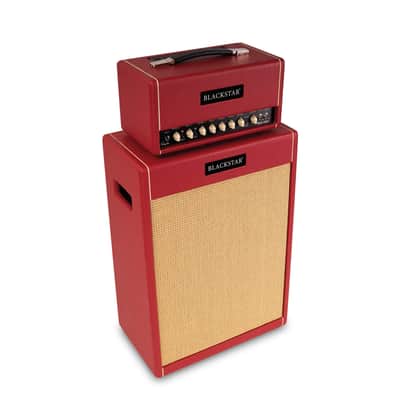 Blackstar St. James TL50 6L6 Toby Lee Signature 2-Channel 50-Watt 2x12" Guitar Amp Half Stack Red image 2