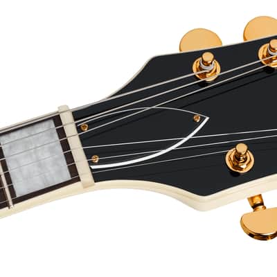 Gretsch G2655TG Streamliner Center Block Jr. Double-Cut with Bigsby LTD Laurel FB Vintage White image 5
