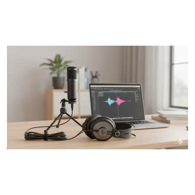 Rode RODECaster Duo Streaming Mixer (White) with StreamEye PDM-3 Podcast Equipment Bundle and microSD Card with Adapter image 8