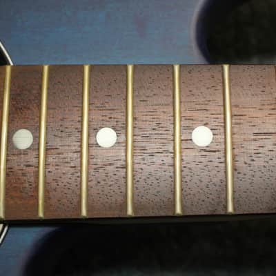 Sterling SUB StingRay Ray4 Electric Bass Guitar Trans Blue Satin image 10