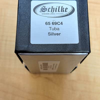 Schilke 69C4 Standard Series Tuba Mouthpiece - Silver Plated image 2