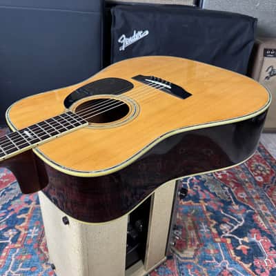 Morris D41 Style X-Braced Dreadnought Model W50 Jacaranda MIJ - 1970's image 14